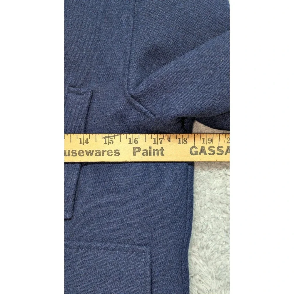 Diesel Peacoat Navy Jacket Wool Blend   Boys 14/16 Women's XS